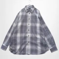 アズールバイマウジー チェックシャツ 長袖 オーバーサイズ ビッグシルエット