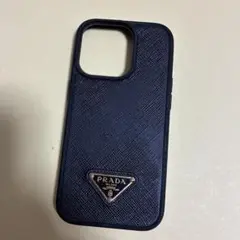 昌*也様 PRADA iPhone ケース サフィアーノレザー ブラック - メルカリ