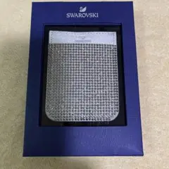 スワロフスキー Swarovski スマートフォンステッカーポケット　シルバー