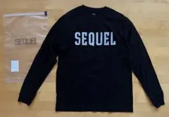 SEQUEL 長袖Tシャツ 黒 M シークエル ロンT ブラック
