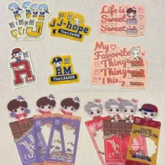 BTS Jin TinyTAN ブックマーク モバイルステッカー タイニータン
