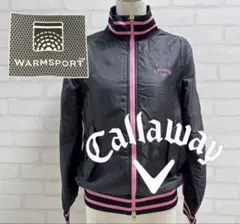 ★美品★ Callaway ゴルフ レディース ジャケット ブラック ピンク