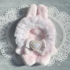 にじぱぺっと　着せ替え　ぬい服　10cm ピンク　うさぎ