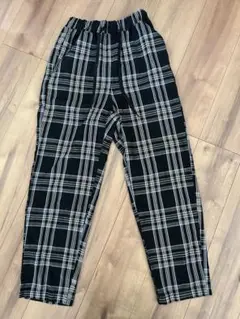 LOVE TOXIC チェック柄ロングパンツ 160cm L