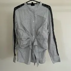 WORTHINGTON ストライプ 長袖シャツ M