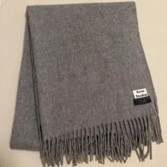 極美品 Acne Studios 大判マフラー グレー 200×70 - メルカリ