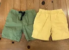 ユニクロ　マーキーズ　100cm ハーフパンツ2点セット
