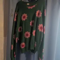 Litte LINK 花柄ニット セーター 160cm