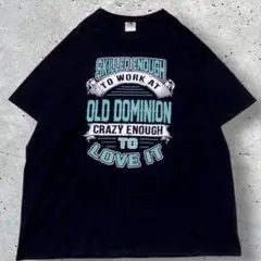 ビッグサイズ プリント Tシャツ 2XLサイズ ブラック