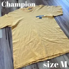 CHAMPION 90' ロゴフロッキーTシャツ M