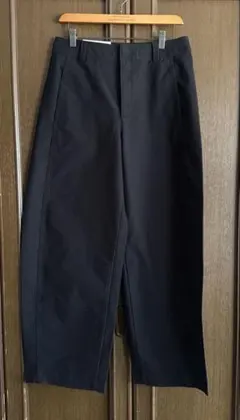 ユニクロ　ジャージーバレルレッグパンツ　L ブラック
