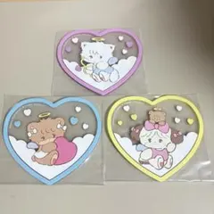 mikko クリアラバーコースター 3点セット