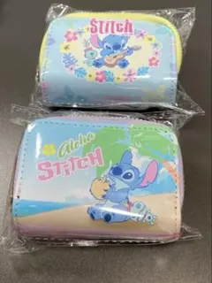 スティッチ Wファスナーコイン＆キーケース 2種セット