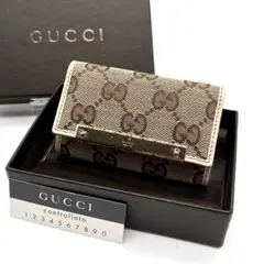 最終お値下げ【未使用】GUCCI キーケース アイボリー/ベージュ グッチ GUCCI キーケース （ベージュ） - ファッション通販 MAGASEEK