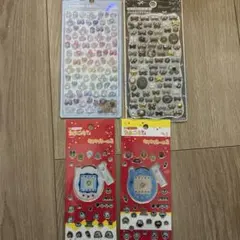 【正規品】なないろボンボン＆プチドロ＆たまごっちキラキラシール✴︎4枚セット