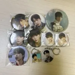 &TEAM ハルア 缶バッチ 缶バッジ キーホルダー セット