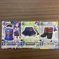 アイカツカード ノーマル 風沢そら 霧矢あおい 藤堂ユリカ