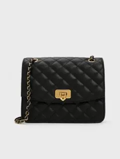 CHARLES & KEITH クレシダ キルトチェーンストラップバッグ