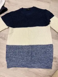 AZUL by MOUSSY ボーダーニットセーター