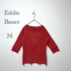 Eddie Bauer 長袖トップス カジュアル Mサイズ 七分袖 花柄 秋冬物