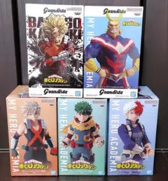 僕のヒーローアカデミア Grandista フィギュア 5種セット