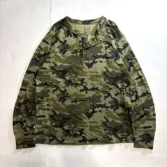 ⬜︎オーバーシルエット！south2 west8 フランネルヘンリーネック