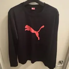 プーマ ロゴ 長袖Tシャツ