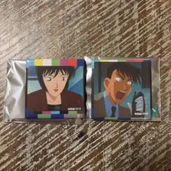 新品　名探偵コナン アニコナ展 スクエア缶バッジ vol.2 佐藤美和子 高木渉