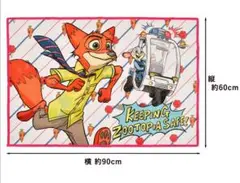 22日0時削除✨新品タグ付き✨ズートピア レジャーシート コミックデザイン