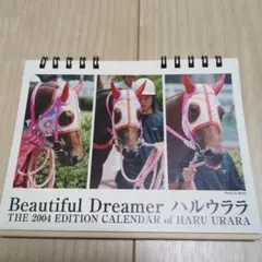 ハルウララ　カレンダー　写真　キティちゃん　メンコ　追悼　2004年　競馬　高知