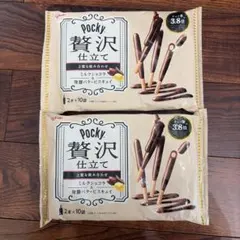 グリコ Pocky ポッキー 贅沢仕立て ミルクショコラ 発酵バタービスキュイのサムネイル