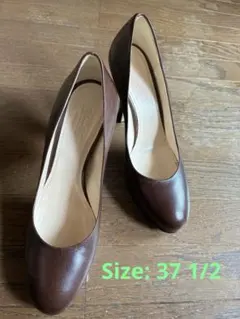 MaxMara レザー パンプス ブラウンのサムネイル