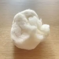 【約10g】ハマナカ フェルト羊毛 オフホワイト ウール ハンドメイド資材