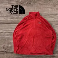 ラ*ト様 THE NORTH FACEノースフェイス刺繍ロゴハーフジップフリース