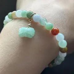 天然ミャンマー翡翠A貨 紫光の雫（しこうのしずく）· 翡翠リング 