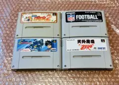 【SFCソフト4本セット・Nintendo Super Famicom】lgc