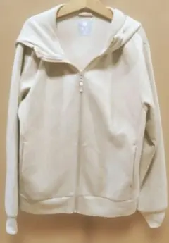 ユニクロ　ベージュ　ドライストレッチ フルジップ パーカー 150　UNIQLO