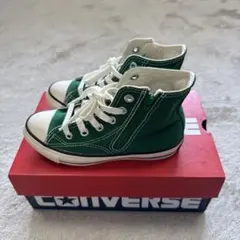 CONVERSE グリーンハイカットスニーカー　19cm