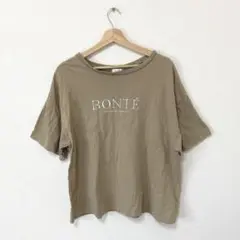 しまむら dearful ベージュ 半袖Tシャツ　4L
