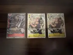 ワンピースカード 神の島の冒険 SR まとめ売り3枚セット ロロノア・ゾロ ギン