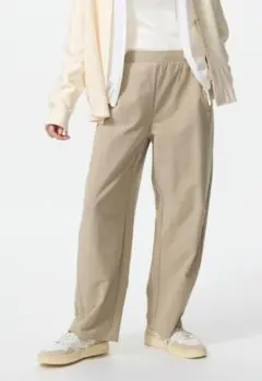 UNIQLO Lサイズ ジャージーカーブパンツ　ベージュ
