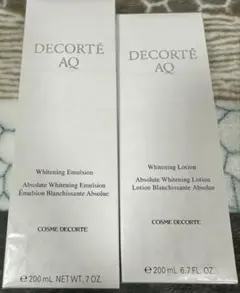 コスメデコルテ AQホワイトニング　エマルジョン+ローション