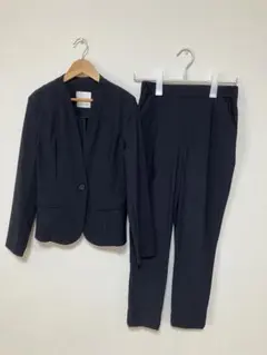 QTUME ノーカラーパンツスーツ サイズ38