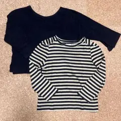 GAP KIDS 七分袖カットソー ZARAボーダーカットソー2枚セット