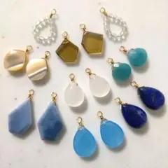 天然石チャームセット ‪✿‪Piece✿