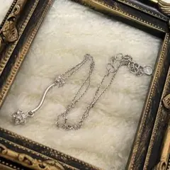 【極美品】SWAROVSKI スワロフスキー ネックレス シルバー スター 星
