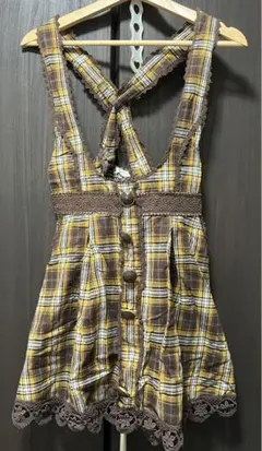 LIZ LISA チェック柄 ジャンパースカート　サイズ0