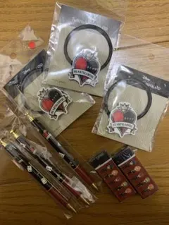 ツイステ　ハーツラビュル　ヘアポニー　シャーペン　消しゴム