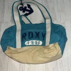ROXY ロキシー ドット柄 ショルダーバッグ グリーン