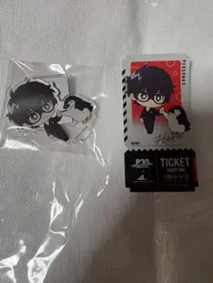 シーパラ×ペルソナコラボグッズ　チケット風ステッカー　コンプリートセット　P5 シーパラ×ペルソナコラボグッズ チケット風ステッカー コンプリート